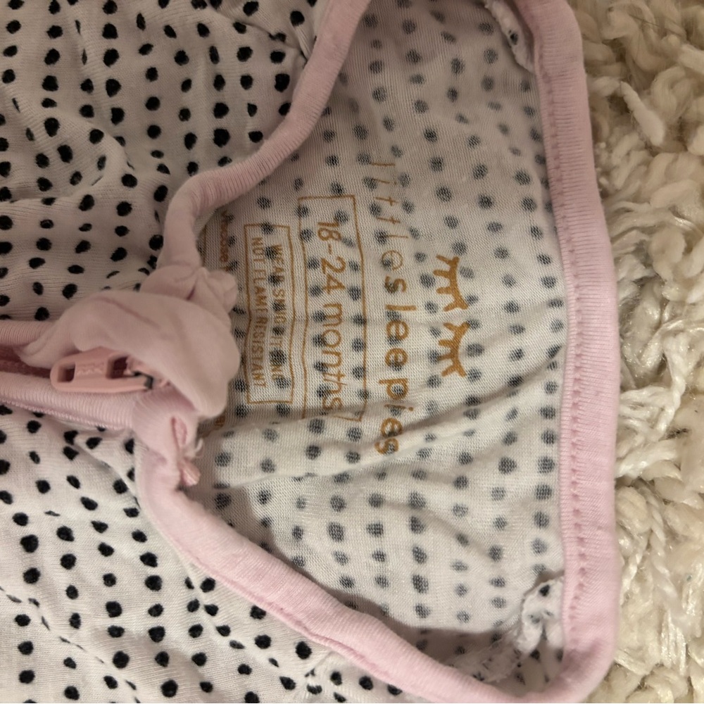 Little Sleepies Pink and White Kids Pajama Set